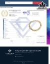 Vòng Tay Đá Thạch Anh Tóc Vàng Đường Kính Hạt 11,36-10,48 (mm) 173.00cts