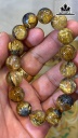 Vòng Tay Đá Thạch Anh Tóc Vàng Đường Kính Hạt 13,6 (mm) 63.6gr