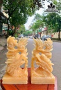 Cặp Song Long Đá Ngọc Hoàng Long Cao 23 (cm)