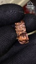 Mặt Dây Chuyền Tỳ Hưu Đá Thạch Anh Tóc Đỏ Cao 21,8 Ngang 12,5 Sâu 9 (mm) 3,6gr