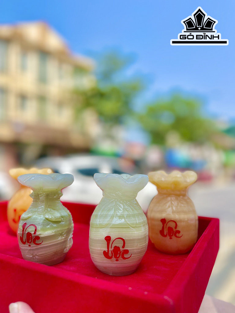 Túi Tiền Phong Thủy Đá Thạch Anh Cao 10 (cm)