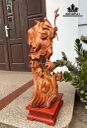 Tượng Đạt Ma Bay Gỗ Hương Cao 80 Ngang 30 Sâu 28 (cm)