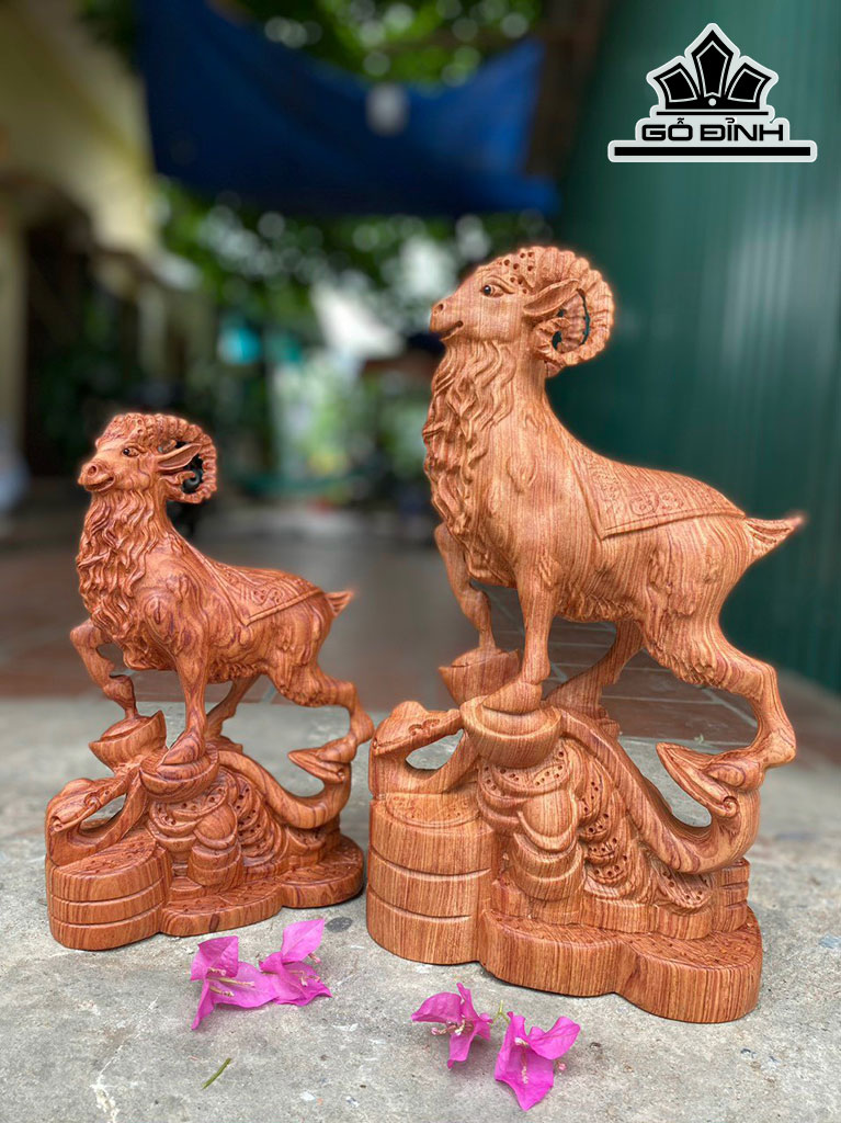 Tượng Nhất Dương Gỗ Hương Cao 30 (cm)