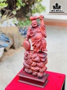 Tượng Phật Di Lặc Gỗ Trắc Cao 47 Ngang 20 Sâu 10 (cm)