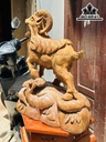 Tượng Nhất Dương Gỗ Ngọc Am Cao 50 Ngang 40 Sâu 18 (cm)