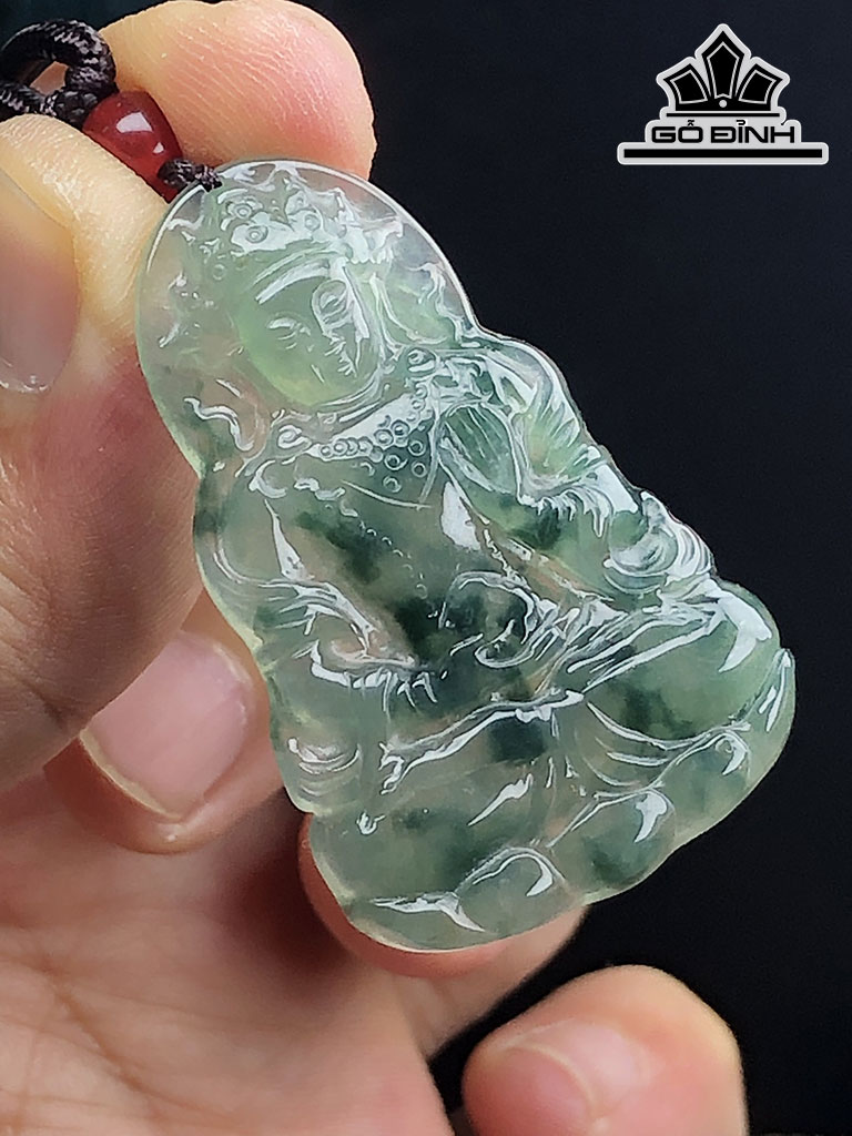 Mặt Dây Chuyền Đá Thạch Anh Cao 44 Ngang 28 Sâu 4,5 (mm) 9,6gr