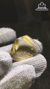 Mặt Dây Chuyền Đá Thạch Anh Tóc Vàng Cao 18,7 Ngang 26,6 Sâu 8,4 (mm) 6,2gr