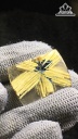 Mặt Dây Chuyền Đá Thạch Anh Tóc Vàng Cao 26,5 Ngang 18,8 Sâu 5,6 (mm) 6gr