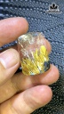 Mặt Dây Chuyền Đá Thạch Anh Tóc Vàng Cao 30,6 Ngang 20,3 Sâu 9,2 (mm) 10,6gr