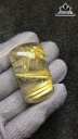 Mặt Dây Chuyền Đá Thạch Anh Tóc Vàng Cao 41,9 Ngang 23,7 Sâu 11,9 (mm) 21,8gr