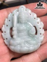 Mặt Dây Chuyền Phật Bản Mệnh Đá Cẩm Thạch Cao 55 Ngang 48 Sâu 12 (mm) 42gr