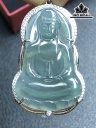 Mặt Dây Chuyền Quan Âm Đá Cẩm Thạch Cao 41 Ngang 27 Sâu 6,5 (mm) 7gr