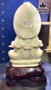 Tượng Phật Bà Quan Âm Đá Cẩm Thạch Cao 24,7 Ngang 14 Sâu 6,2 (cm) 2,55kg
