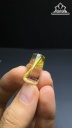 Trụ Đá Thạch Anh Tóc Vàng Cao 19,3 Ngang 10,4 (mm) 3,8gr