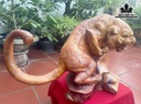 Tượng Hổ Phong Thủy Gỗ Hương Cao 45 Ngang 70 Sâu 32 (cm)