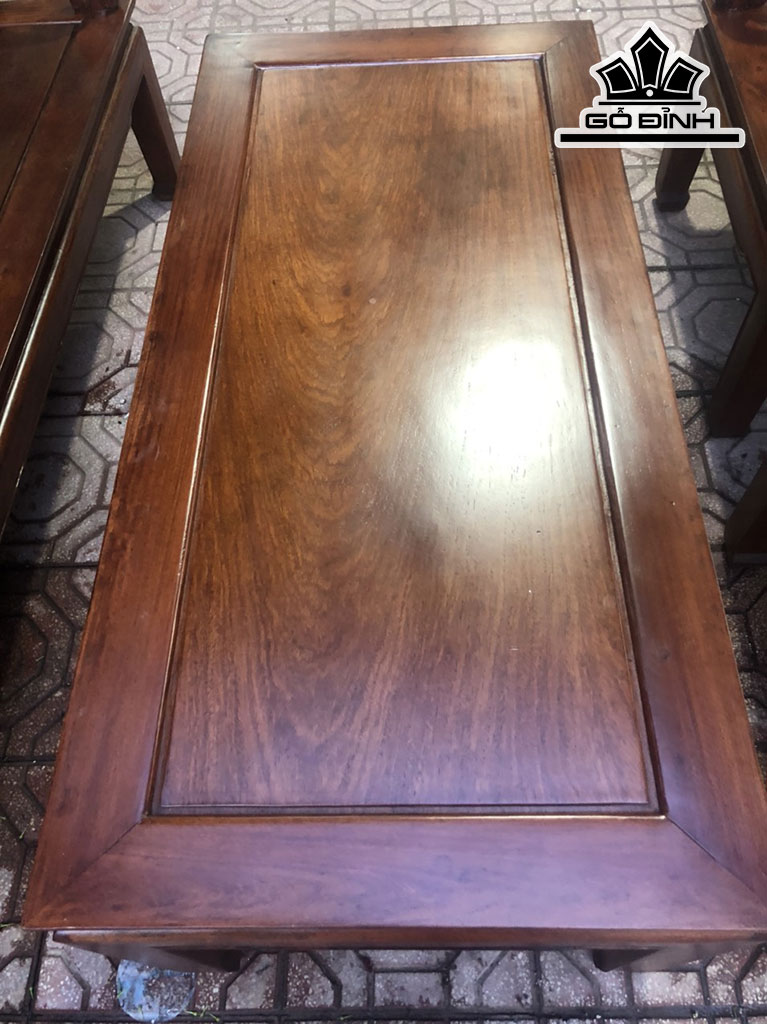 Bộ Ghế Gỗ Gỗ Hương Dài 115 Rộng 55 Cao 49 (cm)