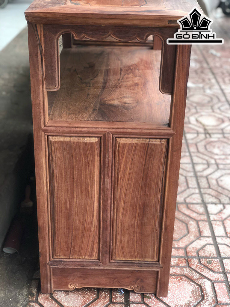 Cặp Tủ Chữ A Gỗ Cẩm Cao 80 Mặt Rộng 71 Sâu 38,5 (cm)