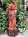Tượng Đạt Ma Sư Tổ Gỗ Cẩm Cao 81 Ngang 25 Sâu 23 (cm)