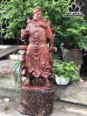 Tượng Quan Công Gỗ Cẩm Cao 102 Ngang 35 Sâu 33 (cm)