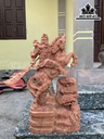 Tượng Quan Công Gỗ Hương Cao 70 Ngang 38 Sâu 19 (cm)