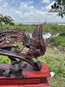 Tượng Chim Gỗ Trắc Cao 51 Ngang 119 Sâu 17 (cm)
