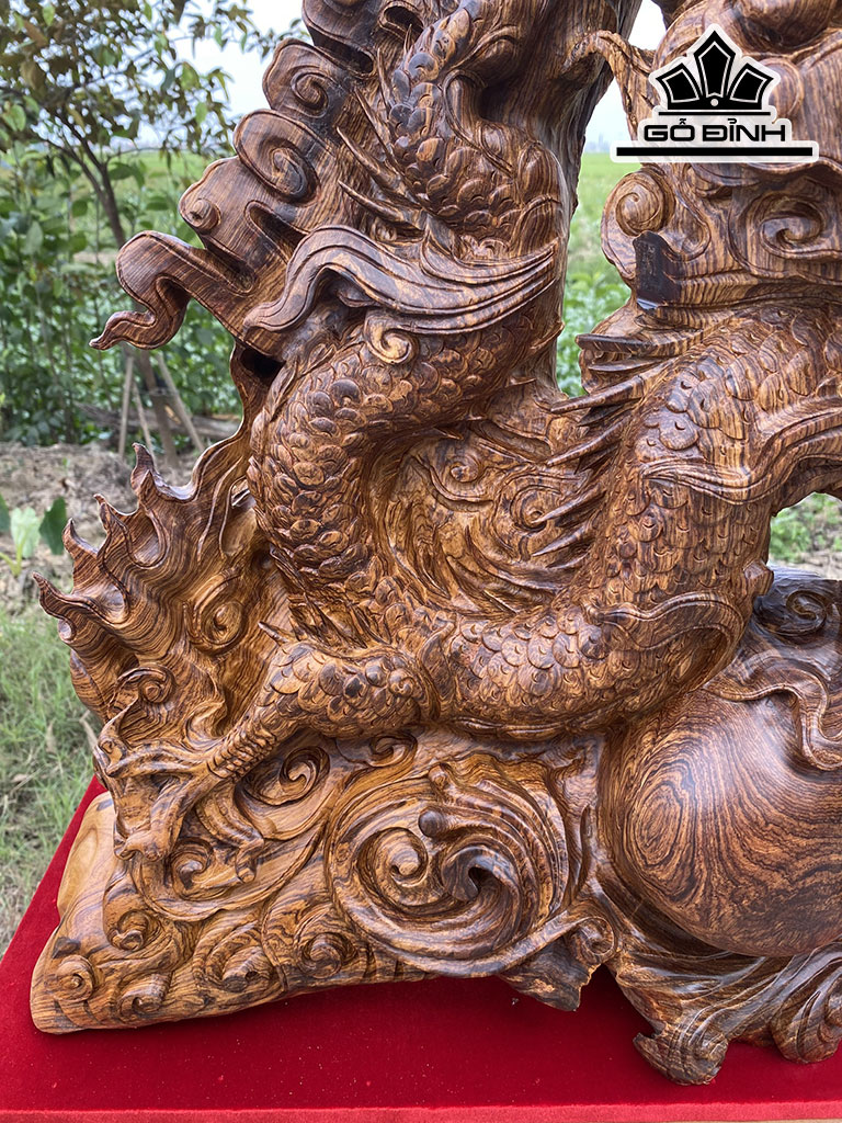 Tượng Đạt Ma Sư Tổ Gỗ Cẩm Cao 95 Ngang 67 Sâu 35 (cm)