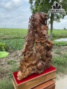Tượng Đạt Ma Sư Tổ Gỗ Cẩm Cao 95 Ngang 67 Sâu 35 (cm)