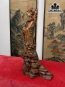 Tượng Đạt Ma Sư Tổ Gỗ Sưa Cao 61 Ngang 38 Sâu 24 (cm)