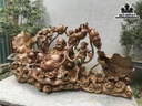 Tượng Phật Di Lặc Gỗ Xá Xị Cao 110 Ngang 56 Sâu 35 (cm)