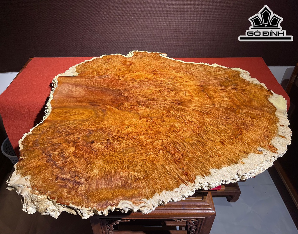 Mặt Bàn Gỗ Nu Hương Cao 90 Ngang 86 Sâu 3,3 (cm)