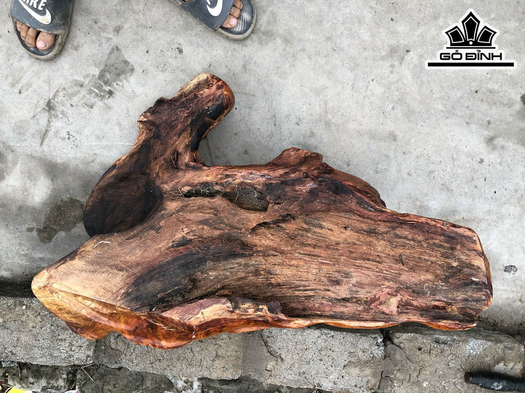 Khay Trà Gỗ Hương Cao 26 Ngang 80 Sâu 55 (cm)