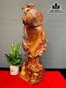 Tượng Đạt Ma Giáo Hóa Gỗ Cẩm Cao 68 Ngang 21 Sâu 15 (cm)