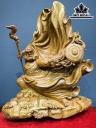 Tượng Đạt Ma Sư Tổ Gỗ Hương Cao 80 Ngang 58 Sâu 28 (cm)
