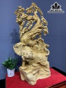 Tượng Hổ Phong Thủy Gỗ Nu Kháo Cao 96 Ngang 50 Sâu 32 (cm)