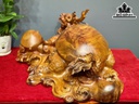 Tượng Long Quy Gỗ Hương Cao 26 Ngang 56 Sâu 47 (cm)