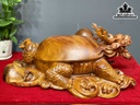 Tượng Long Quy Gỗ Hương Cao 26 Ngang 56 Sâu 47 (cm)