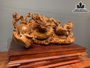 Tượng Rồng ( Nhất Long) Gỗ Hương Cao 50 Ngang 90 Sâu 50 (cm)