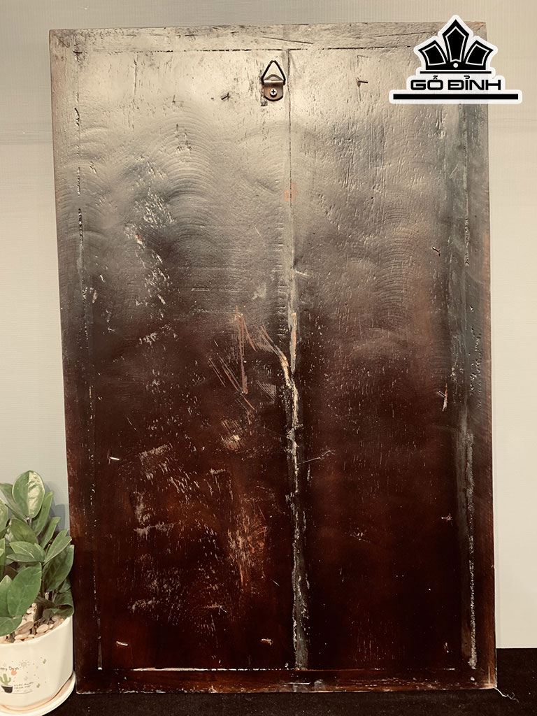 Tranh Gỗ Gỗ Nu Hương Cao 79 Ngang 50 Sâu 2 (cm)