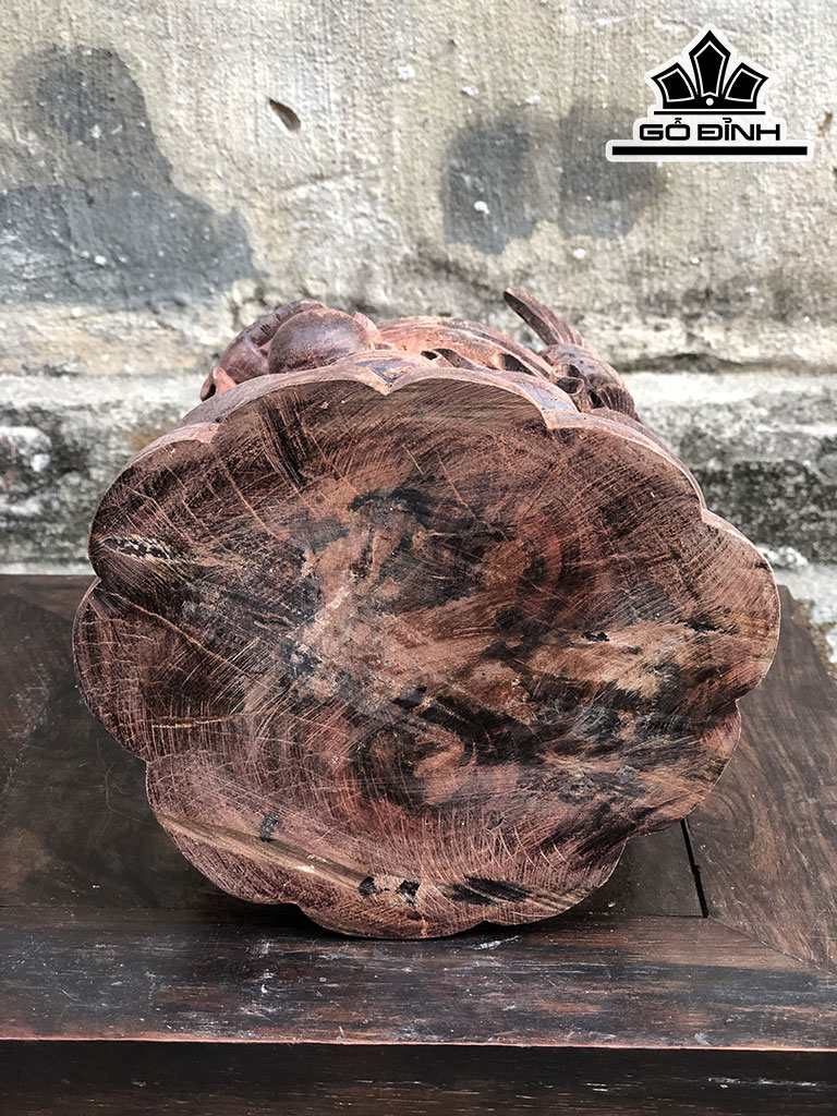 Cụ Thương Gia Gỗ Hương Cao 30 Ngang 15 Sâu 14 (cm)