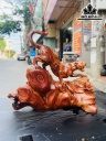 Tượng Báo Săn Mồi Gỗ Chun Sụn Cẩm Ngang 40 Cao 38 Sâu 16 (cm)