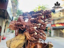 Tượng Đạt Ma Sư Tổ Gỗ Hương Cao 170 Ngang 100 Sâu 55 (cm)