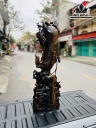 Tượng Đạt Ma Sư Tổ Gỗ Mun Hoa Cao 90 Ngang 30 Sâu 17 (cm)