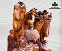 #VALUE!Tượng Gia Cát Lượng Gỗ Cẩm Cao 68 Ngang 52 Sâu 40 (cm)