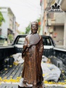 Tượng Gia Cát Lượng Gỗ Mun Hoa Cao 80 Ngang 25 Sâu 15 (cm)
