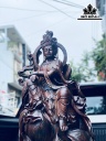 Tượng Phật Bà Quan Âm Gỗ Trắc Cao 80 Ngang 30 Sâu 26 (cm)