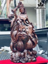 Tượng Phật Bà Quan Âm Gỗ Trắc Cao 80 Ngang 30 Sâu 26 (cm)