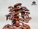 Tượng Phật Di Lặc Ngũ Phúc Gỗ Cẩm Cao 79 Ngang 67 Sâu 48 (cm)