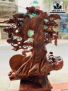 Tượng Phật Di Lặc Ngũ Phúc Gỗ Cẩm Cao 79 Ngang 67 Sâu 48 (cm)