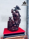 Tượng Phật Di Lặc Ngũ Phúc Gỗ Tử Đàn Cao 91 Ngang 47 Sâu 28 (cm)