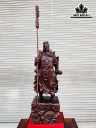 Tượng Quan Công Gỗ Cẩm Cao 72 Ngang 24 Sâu 20 (cm)